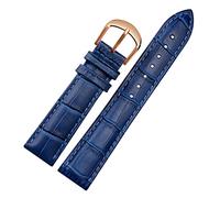BNCXMO Pour Brand Watch Bracelet Woman Watchbands Bands de montre en cuir authentique 10 12 14 16 18 20 Bands de montre multicolores de 22 mm