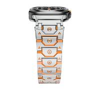 BNCXMO Pour Galaxy Watch Ultra Strap 47 mm Accessoires Bracelet Sport pour Galaxy Watch 7 Ultra Titan en acier inoxydable en acier en métal Bandouches de montre