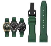 BNCXMO Pour IWC Fluoro Rubber Watch Strap Release rapide pilote AMG Petronas F1 Équipe Bracelet sportif imperméable Bracelet Watch 20mm 21 mm 22 mm