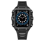 BNCXMO Retrofit Kit Strap + Case pour bande 45 mm 44 mm 40 mm 41 mm STRAPE EN RÉSEUX + CAS DE KIT Céramique pour Iwatch 7 6 5 4