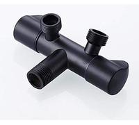 BNCXMO Robinets, robinet de peinture à double usage, rondelle de valve d'angle en laiton 1/2 po, bavoir extérieur gris clair bon