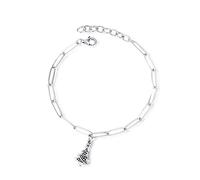 BNCXMO S925 Bracelet dames, bracelet de personnalité d'arbre de Noël,