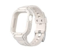 BNCXMO Sangle de boîtier pour Ultra 49mm 45mm 44mm 41mm Silicone Band pour iWatch Serie 8 7 6 Ultra Protective Cover Sport Bracelet