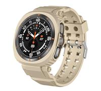 BNCXMO Sangle de boîtier TPU pour Galaxy Watch 7 Ultra 47mm Band Silicone Accessories Bracelet for Galaxy Watch 7 Ultra WatchBands