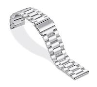 BNCXMO Sangle de montée en métal Braceuse en acier inoxydable respirant, bracelet de sangle remplaçable Release rapide en acier inoxydable 12 mm-26 mm / 21 mm/or