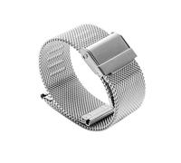 BNCXMO Sangle de montre à double boucle à double boucle 12-22 mm Bracelet en métal en acier inoxydable accessoires de montre / 18 mm/or rose