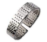 BNCXMO Sangle de montre Braceuse de montre Bracelet en acier inoxydable massif Sept perles papillon boucle 12 mm14mm16mm18mm19mm20mm22 mm24 mm / 24 mm/or rose