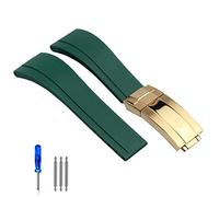 BNCXMO Sangle de montre en caoutchouc pour bracelet Tudor Black Blue Green étanche Silicon Watches Band Bracelet 20 mm 21 mm