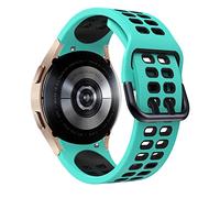 BNCXMO Sangle de silicone officielle de 20 mm pour Galaxy Watch4 Classic 46 42 mm / 44 40 mm Smartwatch Ridge Sport Bracelet Watch Band Correa