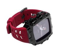 BNCXMO Sangle en caoutchouc+kit de modification en métal pour bande 44 mm 45 mm SE 7 6 5 4 Luxury Modified Do -de -te pour iwatch 45 mm 44 mm, 44MM, A