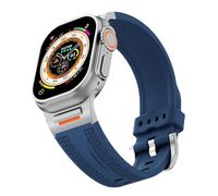 BNCXMO STRAP SPORTATIQUE PARTICLÉ POUR S10 46MM 49 ULTRA S10 42MM 45 44 40 38 mm Slicon Elastic Silicone adapté pour Iwatch 10/9/8/7 / SE / 6/4/5/3