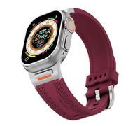 BNCXMO STRAP SPORTATIQUE PARTICLÉ POUR S10 46MM 49 ULTRA S10 42MM 45 44 40 38 mm Slicon Elastic Silicone adapté pour Iwatch 10/9/8/7 / SE / 6/4/5/3
