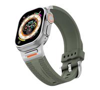 BNCXMO STRAP SPORTATIQUE PARTICLÉ POUR S10 46MM 49 ULTRA S10 42MM 45 44 40 38 mm Slicon Elastic Silicone adapté pour Iwatch 10/9/8/7 / SE / 6/4/5/3