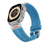 BNCXMO STRAP SPORTATIQUE PARTICLÉ POUR S10 46MM 49 ULTRA S10 42MM 45 44 40 38 mm Slicon Elastic Silicone adapté pour Iwatch 10/9/8/7 / SE / 6/4/5/3