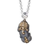 BNCXMO Two Tone 925 STERLING Silver Chine