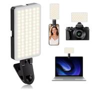 BNEHHOV 90 LED Lumière Téléphone Selfie Light, 3 Modes d'éclairage ajustés et 10 Niveaux de luminosité pour téléphone, Caméra, Ordinateur Portable, Appareil Photo, Maquillage, Vlog
