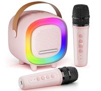 BNEHHOV Micro Karaoke Enfant avec 2 Micro sans Rose