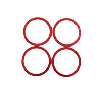 BNGDFDGH Autocollant de panneau de haut-parleur de portière de voiture en fibre de carbone souple, compatible avec Hummer H2 2003-2007, accessoires intérieurs(Red)