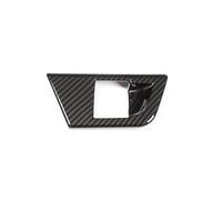 BNGDFDGH Garniture de cadre de frein à main électronique en fibre de carbone ABS for intérieur de voiture, compatible avec Alfa Romeo Giulia 2016-2019