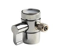 BNGDFDGH Vanne de dérivation de robinet M22 argent, filtre à eau au-dessus du comptoir for système de tubes RO de 1/4 pouces, outil for appareils ménagers, 1 pièce, nouveau