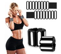 BNGXR 2 PCS Poids de Poignet Réglables, Poids de Cheville (0,45 kg), Poids Réglables, Poignets et chevilles, Bracelet de Remise en Forme pour Exercice Marche Jogging Yoga Pilates Aérobic