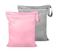 BNGXR 2 Pièces Sac Linge Sale, 38x48cm Wetbag Sac Humide Impermeable avec Fermeture Éclair Sacs Étanches pour Linge Sale Sacs à Couches Imperméables Réutilisables pour Natation Salle de Sport