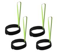 BNGXR 4pcs Sangle de Gant, Sangles de Gants de Ski Réfléchissantes, Supports de Poignet pour Gants de Ski, Réglable Sangles de Poignet, pour Suspendre Gants Pendant Ski et L'extérieur