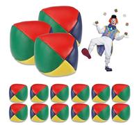 BNGXR Balles de Jonglage, 15 PCS Jongle Colorées, Kit de Balle de Jongle Durable Mini Balles de Cirque, Balles de Jonglage Faciles et Douces Mini Balles de Jonglerie de Qualité pour Débutants