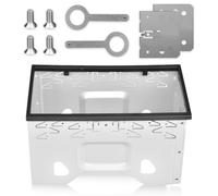 BNGXR Cadre de Montage Autoradio 2 DIN, Métal Cage d'Autoradio, Universel Fente Cadre d'Autoradio pour Lecteur DVD de Voiture, Autoradio, Navigation GPS
