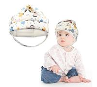 BNGXR Casque Bebe Antichoc Protection,Casque Bébé Anti Choc,Petit Dinosaure Bleu,bébé Casque de Protection pour Enfant réglable Casque de sécurité Bleu,Apprendre à Ramper et à Marcher