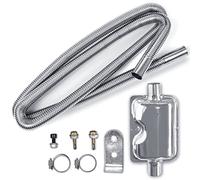 BNGXR Flexible Pour Echappement, 200 cm Silencieux D'échappement En Acier Inoxydable pour Les Appareils, Kit De Chauffage pour Accessoires de Chauffage de Voiture