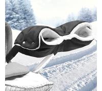 BNGXR Gants de Poussette, Doux Chaud Coupe-Vent et Imperméable Gant, pour Poussettes Chaud Hiver Antigel Protect Mains Gants, pour La Plupart des Poussette Landau, Noir