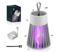 BNGXR Lampe Anti Moustique, Interieur Tueur D'Insectes éLectrique 365 nm UV Charge USB 360° Répulsif Efficace Portée 100m² avec Veilleuse 2 en 1 pour Camping Intérieur Extérieur Jardin Terrasse