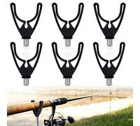 BNGXR Lot de 6 supports de canne à pêche flexibles en forme de U - Durable - Pour tous les supports de canne à pêche et banc