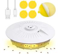 BNGXR Piège à puces,inodore,Lit Piège À Puces Dôme avec Disques De Colle, Outil D'élimination des Puces D'intérieur avec Disques Adhésifs pour Chambre à Coucher, Salon, buanderie, Cuisine (1)