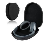 BNGXR Poche pour casque au-dessus de l'oreille Housse de protection universelle pour bouchons d'oreille Sac de voyage Portable Sac pour écouteurs intra-auriculaires 21 x 18 x 6 cm Noir