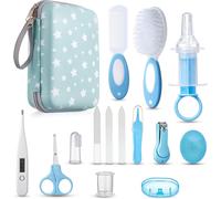 Bnhgc-12pcs Trousse De Soin Bébé, Trousse De Toilette Bébé, Bébé Naissance, Trousse De Soin Bébé Naissance Pour Comprenant Un Ciseaux À Ongles, Une Lime, Des Ciseaux, Une Brosse