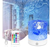 BNHGC-Aurore Projecteur Ciel Etoile,Lampe Ocean,Projecteur Vague Ocean,LED 16 Couleurs Lampe Effet Eau,Avec Télécommande,Projecteur Aurore Boréale,Lampe Galaxie,pour Projecteur de Plafond Enfant Adul