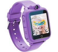 BNHGC-Montre Intelligente, Jouet Enfant 3 4 5 6 7 8 9 10 11 12 Ans, Caméra Rotative à 90°, 14 Jeux, Montre Connectée Garçon, Jeux Cadeaux Grands Fille Garçon
