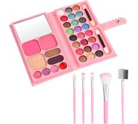 Bnhgc-Palette De Maquillage Portable Makeup Set Maquillage Fille Palette Fard A Paupiere Maquillage Palette Pour Femme (Couleur 1 + Pinceau De Maquillage)