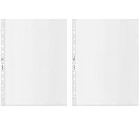 Bnhgc-Pochettes A4 Maxi, Lot De 50, Capacité 80 Feuilles, Bande Plastique Perforée, Épaisseur 100 Microns, 100% Recyclable, Écologique, Recycle, Transparent, 40210003