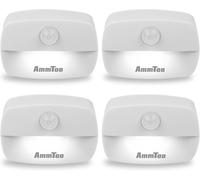 Bnhgc-Veilleuses Led, Lumière De Détecteur De Mouvement Avec Capteur De Crépuscule, Veilleuse Enfant Pour Chambre Bébé, Cuisine, Couloir, Escalier, Salon, Blanc Lot De 4