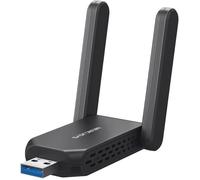 BNHGO-Mercusys MA72XH Clé USB WiFi 6 AX1800, Double Bande 5 GHz/2,4 GHz, Port USB 3.0, Adaptateur sans Fil Haut Débit pour PC, Compatible Windows 11/10