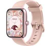 BNHGO-Montre Hommes Femmes, Application VeryFit, Montre avec 100+ Sports, Alexa Intégrée, Fonction d'Appel, Surveillance de la Fréquence Cardiaque et du Sommeil, pour Téléphones Android et iOS