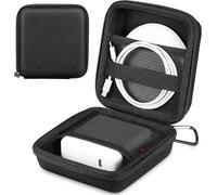 BNHGO-Sac Électronique pour Souri et Chargeur de Macbook, Étui Rigide Antichoc Sac de Rangement pour Câble, Chargeur, Clé USB, Batterie, Disque Dur, Accessoires Multimédias, (Noir)
