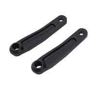 BNI ISIS Pédalier central 170 mm, paire de bras gauche et droit en alliage d'aluminium, compatible avec les moteurs de vélo électrique Bafang et Bosch (pour-ISIS)