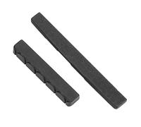 Bnineteenteam 1 Set 2 PCS Guitar Nut and Saddle, Ebony Nut and Saddle pour pièces de Guitare Classiques pour 6 Cordes de Guitares Classiques Sillet Et Chevalet en Os Guitare Classique