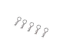 Bnineteenteam 100pcs Broches de Clip RC, Broche de Clip de Coque de Corps pour HSP HPI RC 1/10 Pièce de Rechange de Voiture Modèle en Acier Inoxydable RC Broche de Clip de Coque de Carrosserie