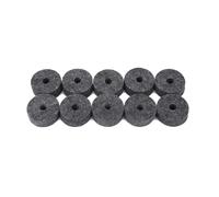 Bnineteenteam 10pcs Accessoires de Remplacement de cymbales feutres de cymbales Hi-Hat Embrayage Feutre Hi-Hat Coupe Feutre Cymbale Instrument de Musique Accessoires(Gris) accessoires de jeu