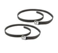 Bnineteenteam 2pcs Brangles d'étrier équestre STACTES HOP Hops Rider Riding STARRRRRURS avec Un Confort et Un Soutien Haut (Black)